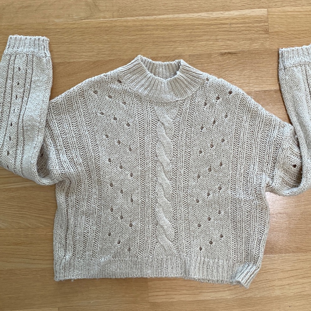 Abound tan sweater